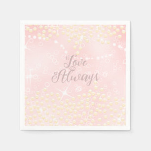 Servilleta De Papel Pearls Shine Peach