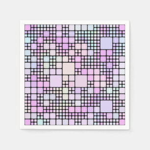 Servilleta De Papel pedazos de píxeles de pastel :