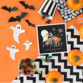 Servilleta De Papel Peek-A-Boo | Pequeño Fantasma Halloween Baby Showe