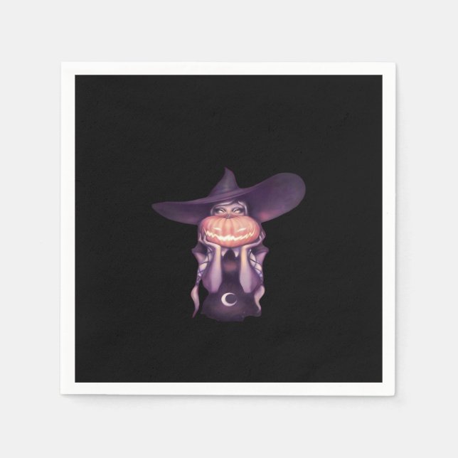 Servilleta De Papel Peekabo Pumpkin (Anverso)