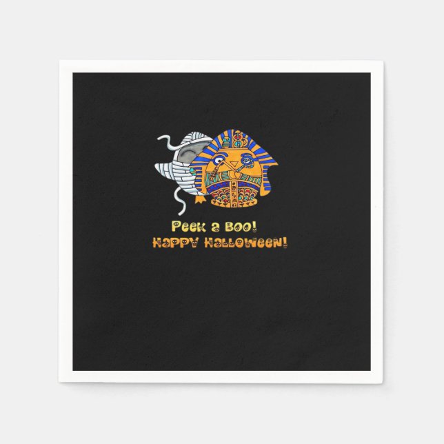 Servilleta De Papel Peekaboo Pengie Halloween Classic (Anverso)
