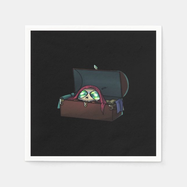 Servilleta De Papel Peekaboo Sloth Halloween (Anverso)