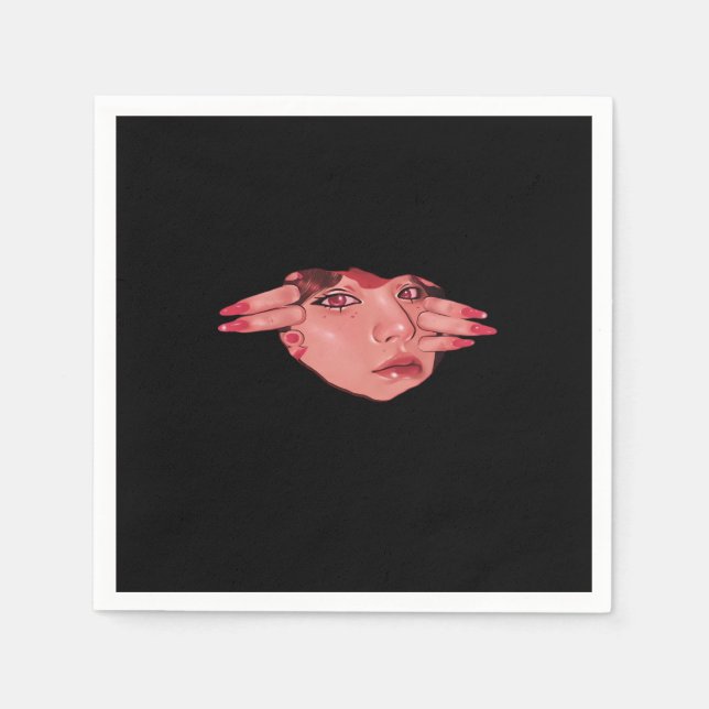 Servilleta De Papel Peekaboo - Vibes Sloth Design (Anverso)