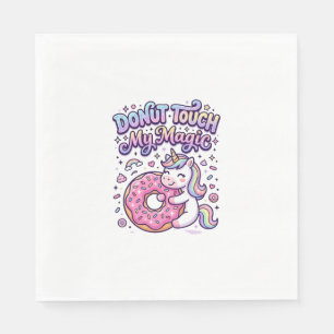 Servilleta De Papel Pegatina de idea de regalo mágico de donut de unic