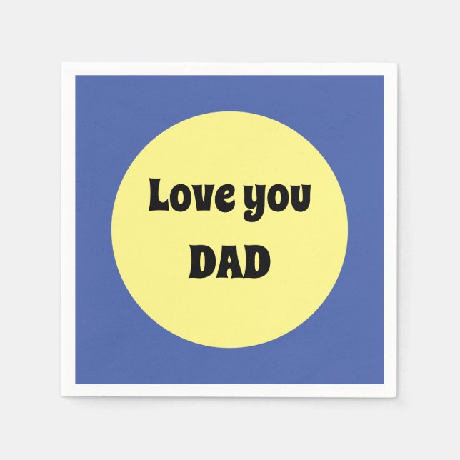 Servilleta De Papel Pegatina de la plaza del gran punto amarillo (Anverso)