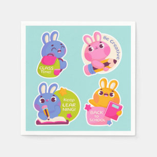 Servilleta De Papel pegatinas lindos para los niños