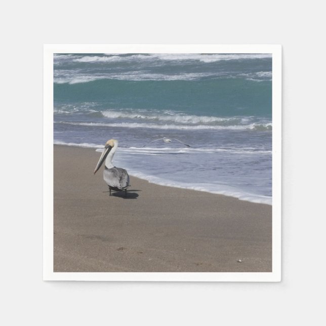 Servilleta De Papel Pelican Beach Friends (Anverso)