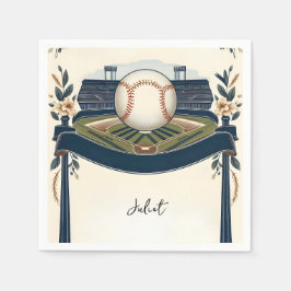 Servilleta De Papel Pelota de campeón de pelota de béisbol ducha de no