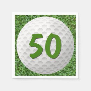 Servilleta De Papel Pelota de golf 50 Napkins