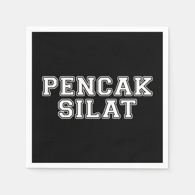 Servilleta De Papel Pencak Silat (Anverso)