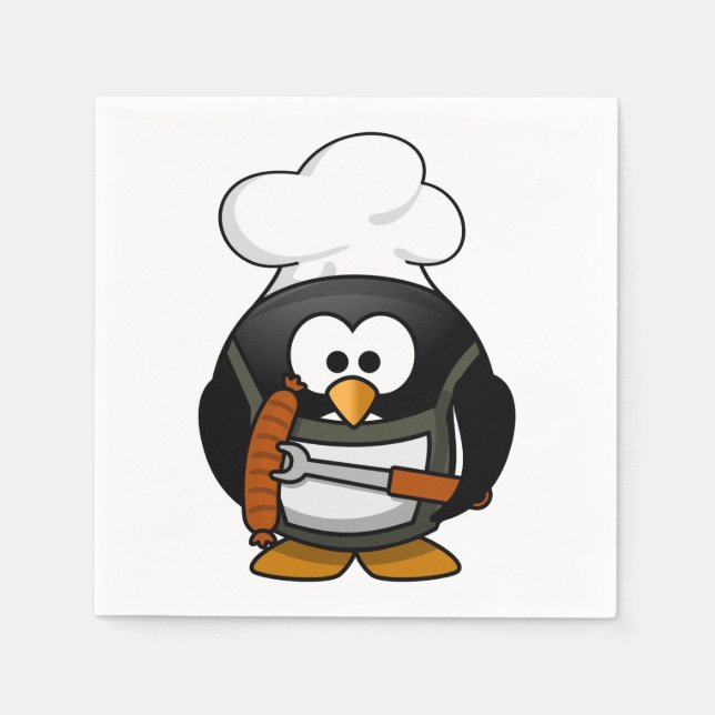 Servilleta De Papel Penguin-Personalizado 001 (Anverso)