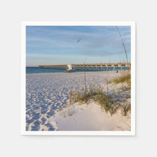 Servilleta De Papel Pensacola Sand Dunes Pier Napkins Morning