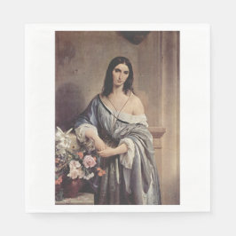 Servilleta De Papel Pensamientos melancólicos (por Francesco Hayez)