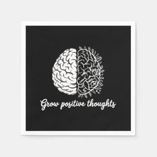 Servilleta De Papel Pensamientos positivos de crecimiento - Inspirador