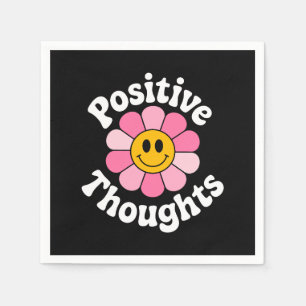 Servilleta De Papel Pensamientos positivos - Floral Inspiradora
