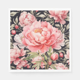 Servilleta De Papel Peonía Rosa 