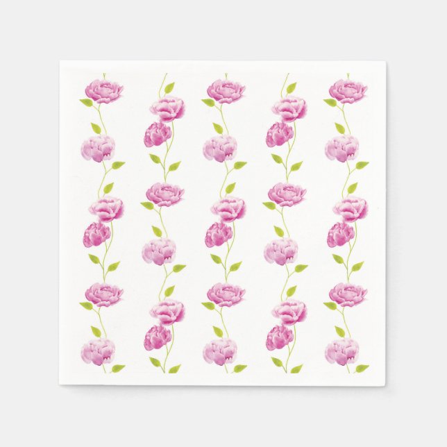 Servilleta De Papel Peonies en la Orangery (Anverso)