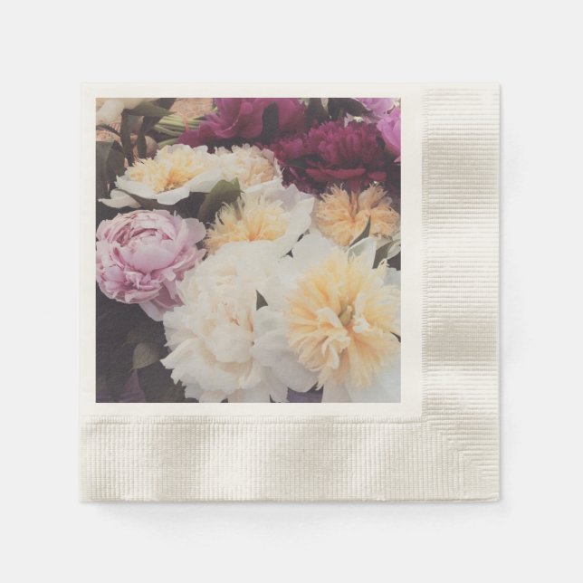Servilleta De Papel Peony Napkins (Anverso)