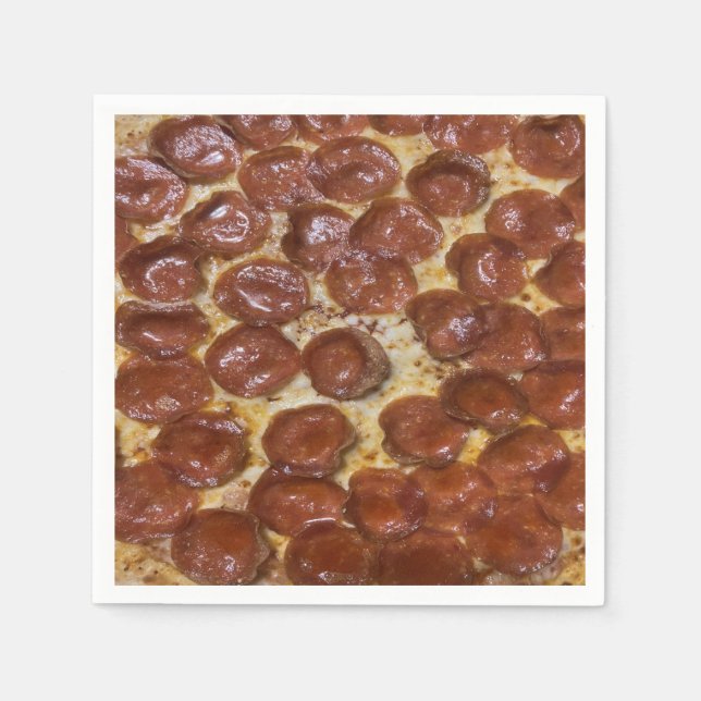 Servilleta De Papel Pepperoni Pizza (Anverso)