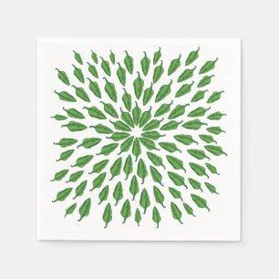 Servilleta De Papel Peppers verdes