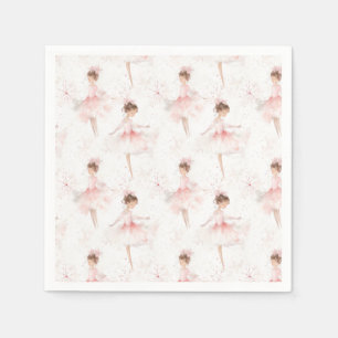Servilleta De Papel Pequeña Ballerina #4 - Chica asiático