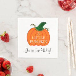 Servilleta De Papel Pequeña Calabaza de Baby Shower