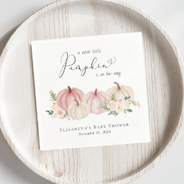 Servilleta De Papel Pequeña Calabaza Flora Acuática Niña Ducha