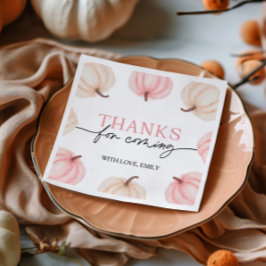 Servilleta De Papel Pequeña Calabaza que se vuelve un cumpleaños