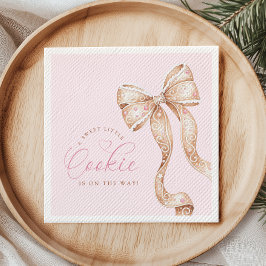 Servilleta De Papel Pequeña Cocina Bow Baby Shower Napkins