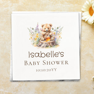 Servilleta De Papel Pequeña Miel en Libros de The Way para Baby Shower