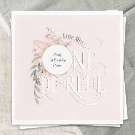 Servilleta De Papel Pequeña Miss Onederland