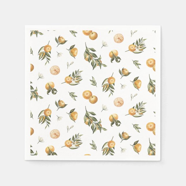 Servilleta De Papel Pequeña Naranja Monada (Anverso)