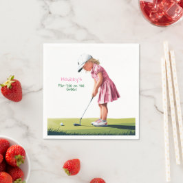 Servilleta De Papel Pequeña profesional en rosa: Cumpleaños en el Verd