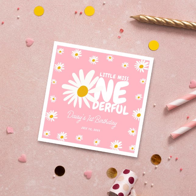 Servilleta De Papel Pequeña señorita rosa pequeña linda Daisy primer c (Subido por el creador)