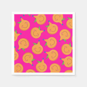 Servilleta De Papel Pequeñas servilletas Cutie Tangerine Birday Party