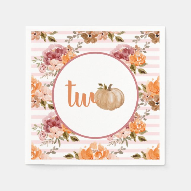 Servilleta De Papel Pequeñas servilletas de calabaza Nuestra Calabaza  (Anverso)