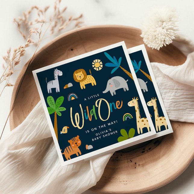 Servilleta De Papel Pequeño animal salvaje de la jungla de Safari Un B (Subido por el creador)