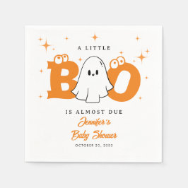 Servilleta De Papel Pequeño Boo de Halloween aburre Baby Shower neutra