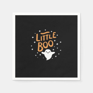 Servilleta De Papel Pequeño Boo, Feliz Halloween Vintage Classic