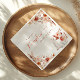 Servilleta De Papel Pequeño calabaza caída Baby Shower floral