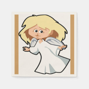 SERVILLETA DE PAPEL PEQUEÑO CHICA ANGEL