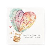 Pequeño corazón Baby Shower Napkin