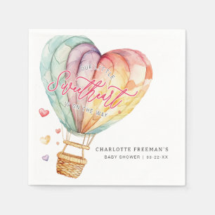Servilleta De Papel Pequeño corazón Baby Shower Napkin