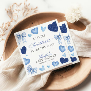 Servilleta De Papel Pequeño Corazón Día de San Valentín Baby Shower