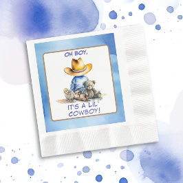 Servilleta De Papel Pequeño Cowboy Thalem Baby Shower