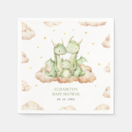 Servilleta De Papel Pequeño Dragon Baby Shower Paper Napkin