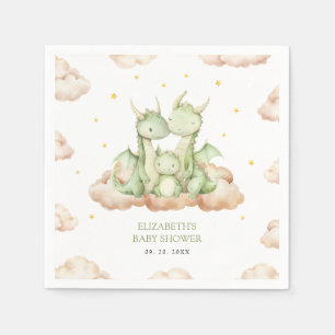 Servilleta De Papel Pequeño Dragon Baby Shower Paper Napkin
