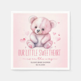 Servilleta De Papel Pequeño dulce acuarela de Baby Shower