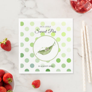 Servilleta De Papel Pequeño dulce de café casi aquí Baby Shower Napkin