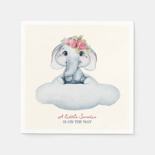 Servilleta De Papel Pequeño elefante cutie Baby Shower Napkins